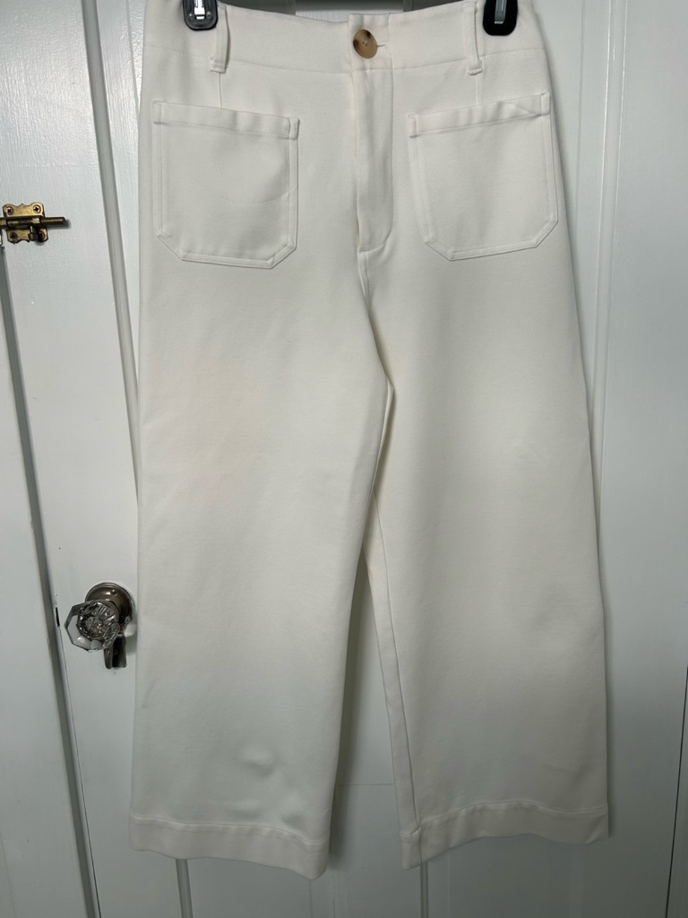 Jones New York White Straight-Leg Pants - Picture 2 of 4